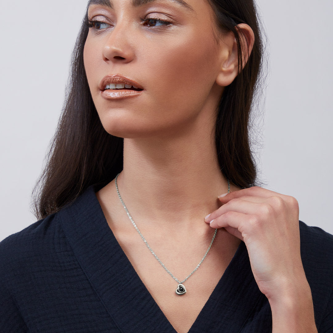 Naszyjnik serce z personalizowanym zdjęciem