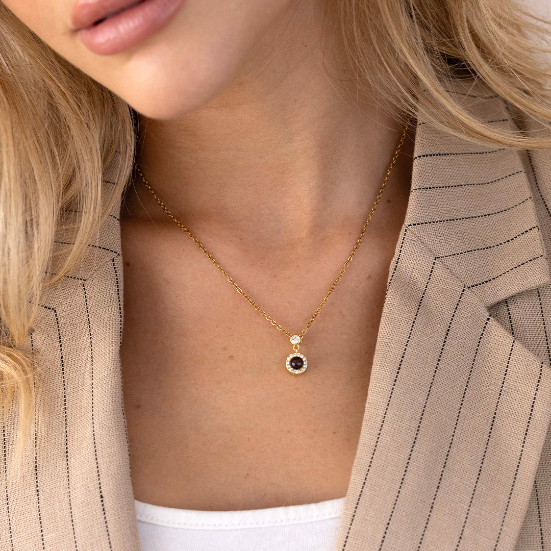 Niestandardowy naszyjnik ze zdjęciem Halo